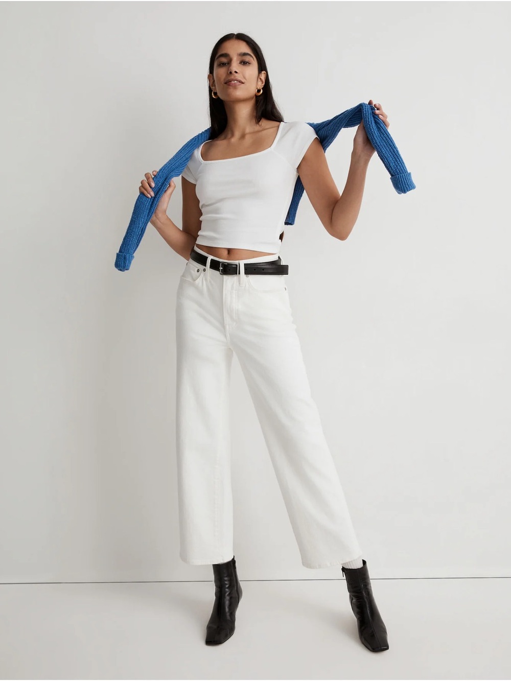 Madewell The Perfect Vintage Wide-Leg Crop Jean